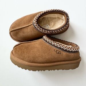 UGG Kids size 10 Tasman Brown Slippers